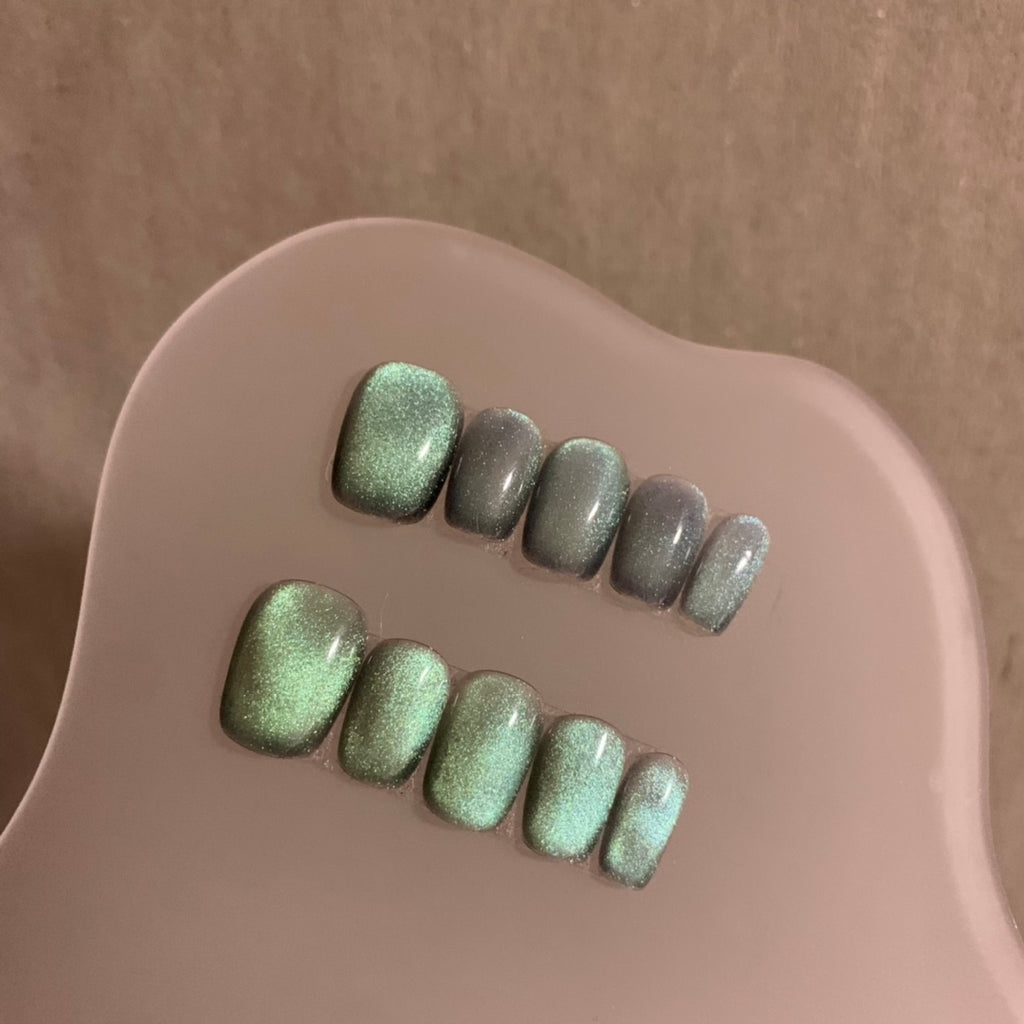 Handmade custom nail art wears nail flashes and high-quality fake nails(16114)