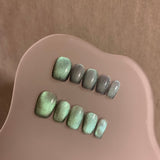 Handmade custom nail art wears nail flashes and high-quality fake nails(16114)