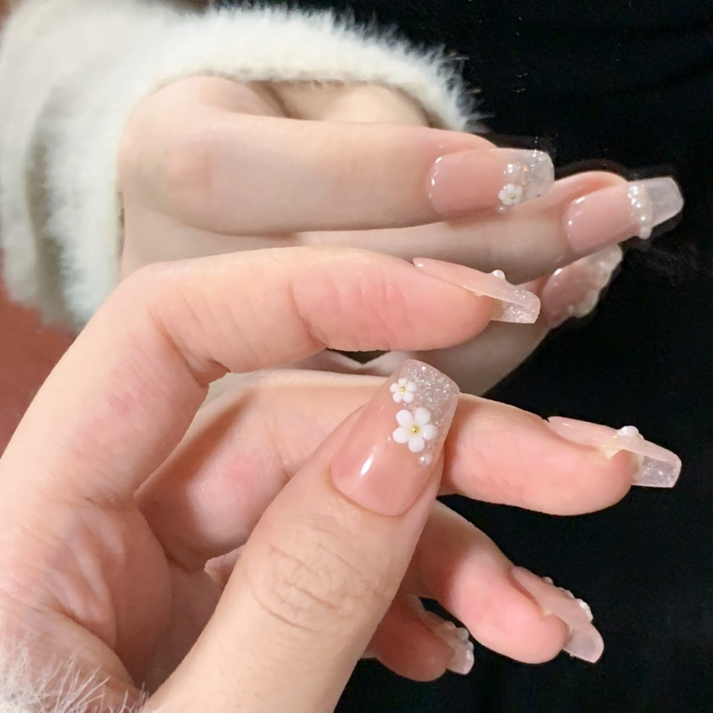 Handmade custom nail art wears nail flashes and high-quality fake nails(16127)