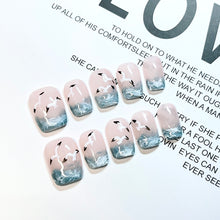 Load image into Gallery viewer, Handmade custom nail art wears nail flashes and high-quality fake nails(16137)