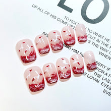 Load image into Gallery viewer, Handmade custom nail art wears nail flashes and high-quality fake nails(16138)