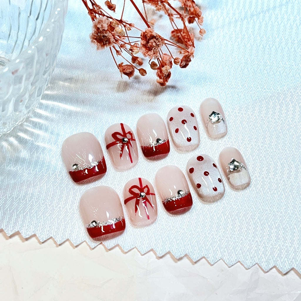 Handmade custom nail art wears nail flashes and high-quality fake nails(16139)
