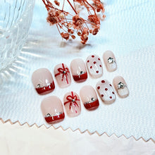 Load image into Gallery viewer, Handmade custom nail art wears nail flashes and high-quality fake nails(16139)