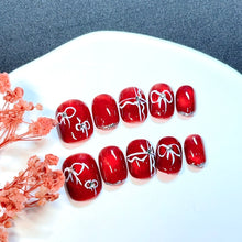Load image into Gallery viewer, Handmade custom nail art wears nail flashes and high-quality fake nails(16140)
