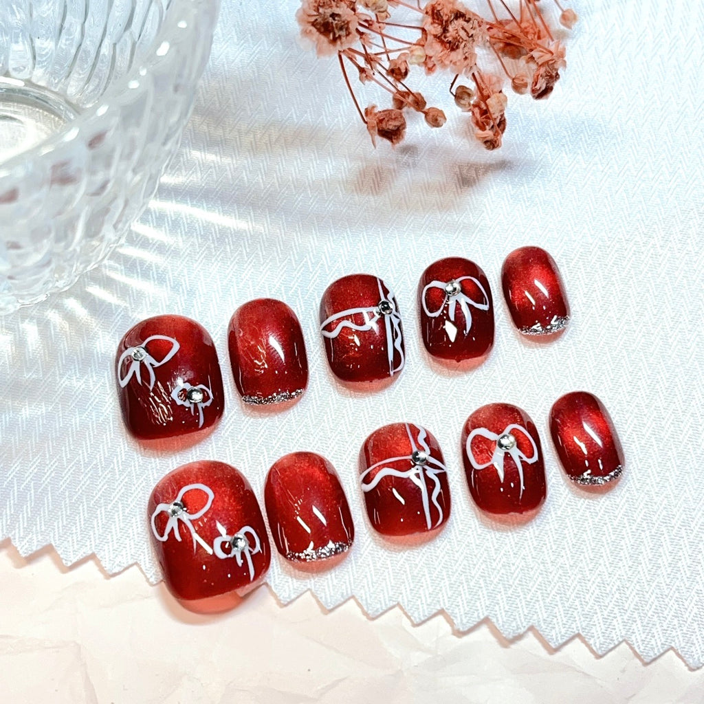 Handmade custom nail art wears nail flashes and high-quality fake nails(16140)