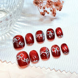 Handmade custom nail art wears nail flashes and high-quality fake nails(16140)