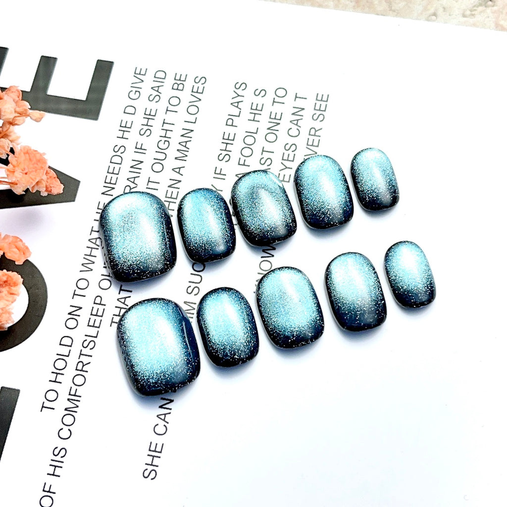 Handmade custom nail art wears nail flashes and high-quality fake nails(16146)