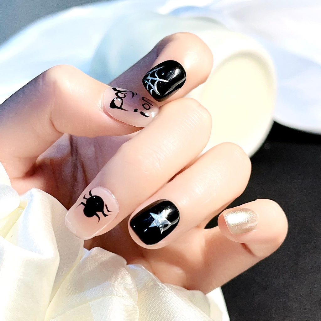 Handmade custom nail art wears nail flashes and high-quality fake nails(16147)