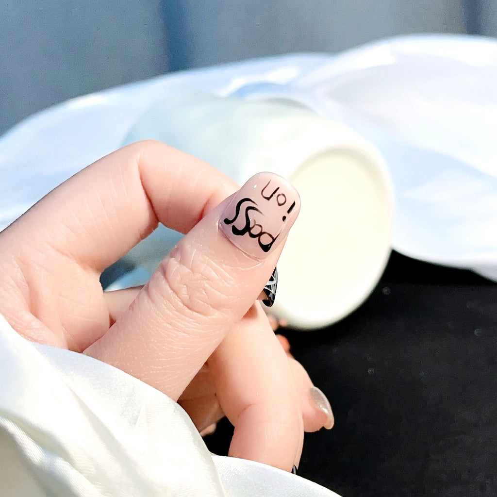 Handmade custom nail art wears nail flashes and high-quality fake nails(16147)