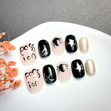 Load image into Gallery viewer, Handmade custom nail art wears nail flashes and high-quality fake nails(16147)