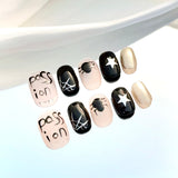 Handmade custom nail art wears nail flashes and high-quality fake nails(16147)