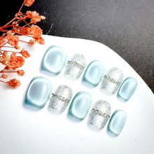 Load image into Gallery viewer, Handmade custom nail art wears nail flashes and high-quality fake nails(16148)