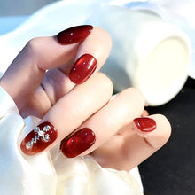Load image into Gallery viewer, Handmade custom nail art wears nail flashes and high-quality fake nails(16149)