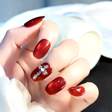 Load image into Gallery viewer, Handmade custom nail art wears nail flashes and high-quality fake nails(16149)