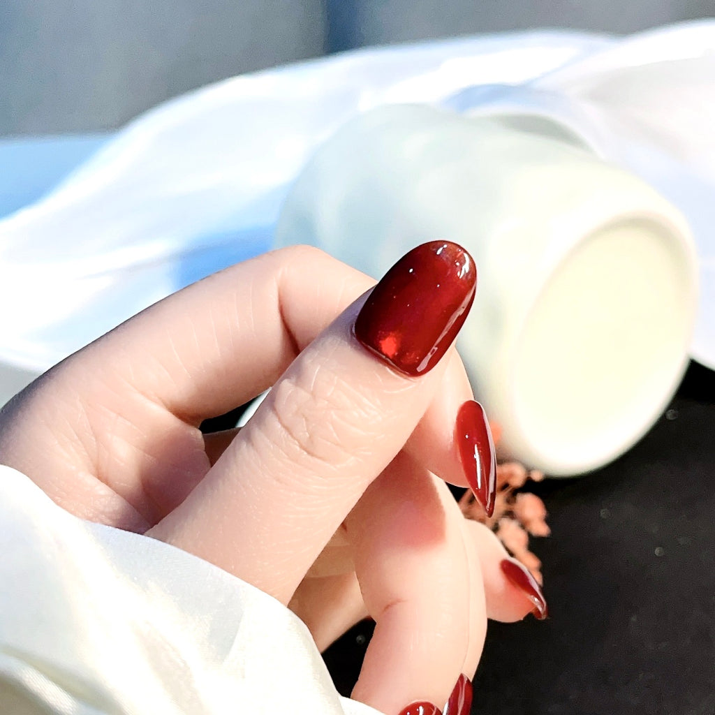 Handmade custom nail art wears nail flashes and high-quality fake nails(16149)