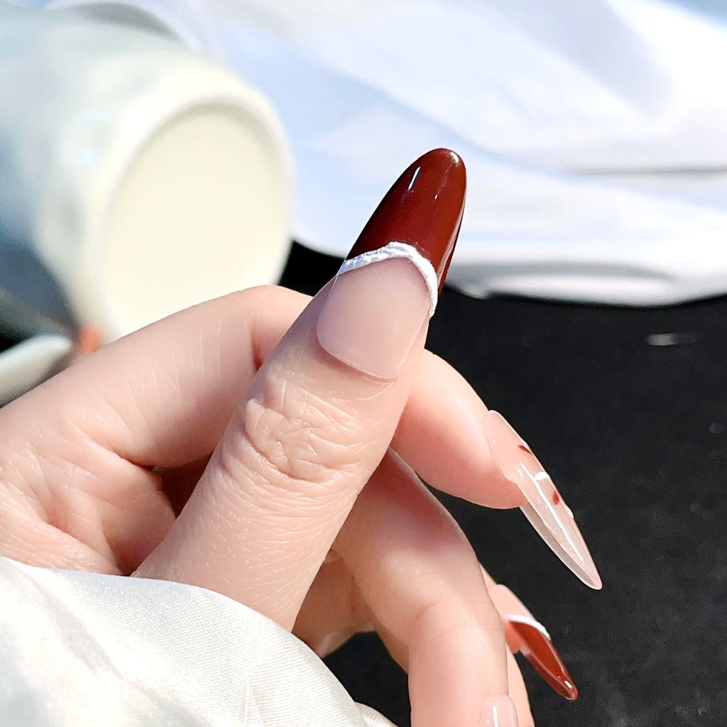 Handmade custom nail art wears nail flashes and high-quality fake nails(16150)