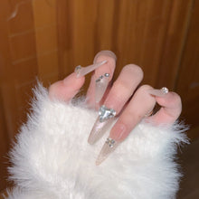 Load image into Gallery viewer, Handmade custom nail art wears nail flashes and high-quality fake nails(16162)