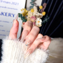 Load image into Gallery viewer, Handmade custom nail art wears nail flashes and high-quality fake nails(16161)