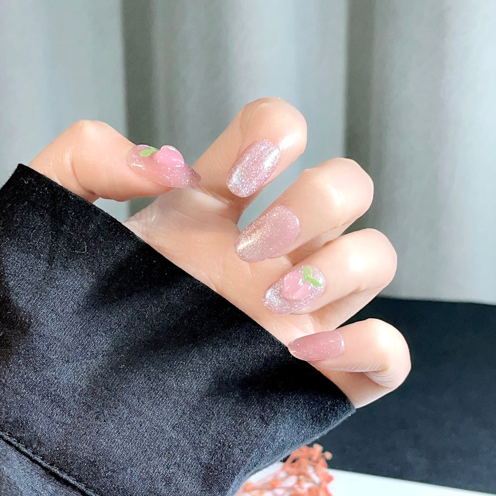 Handmade custom nail art wears nail flashes and high-quality fake nails(16159)