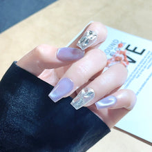 Load image into Gallery viewer, Handmade custom nail art wears nail flashes and high-quality fake nails(16156)