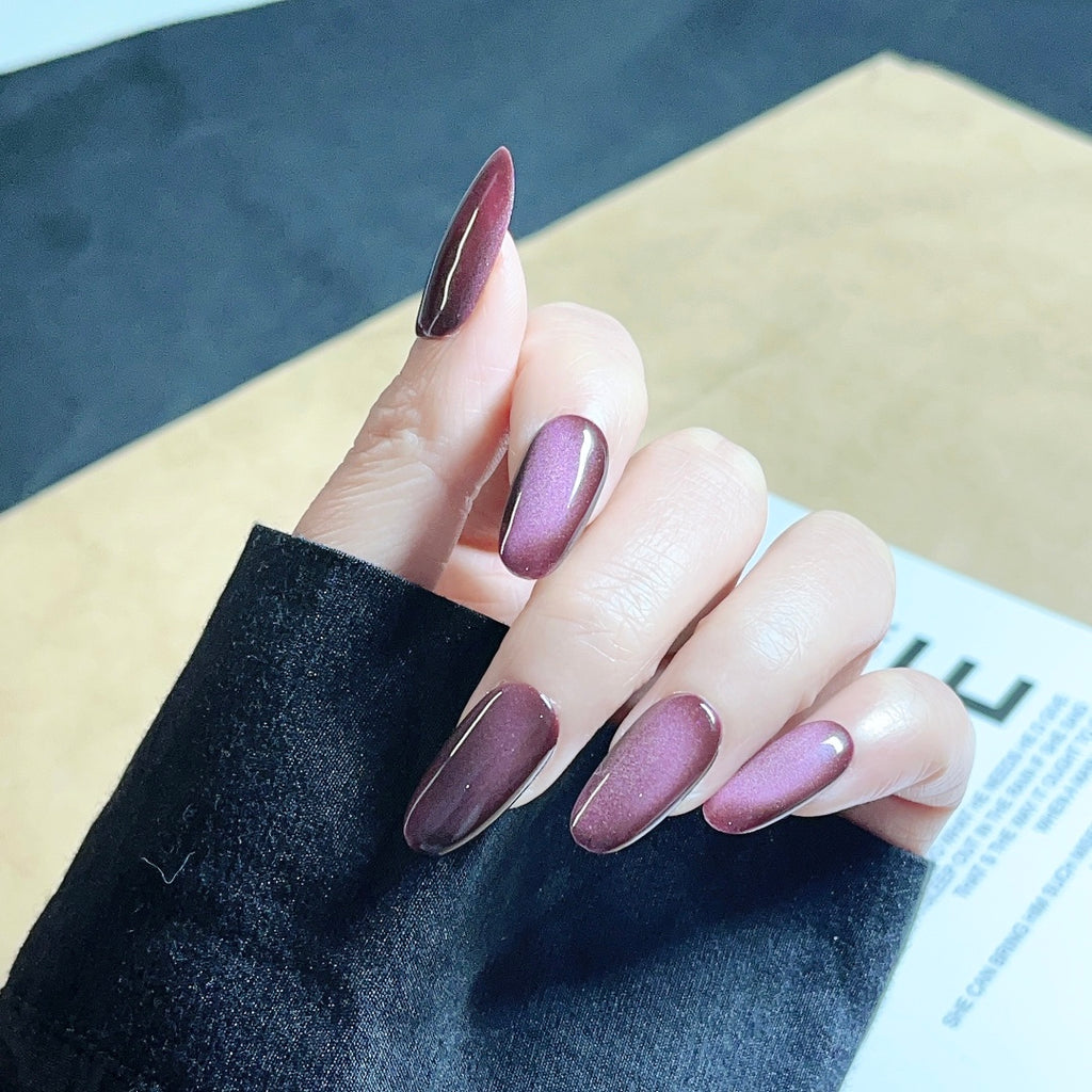 Handmade custom nail art wears nail flashes and high-quality fake nails(16154)